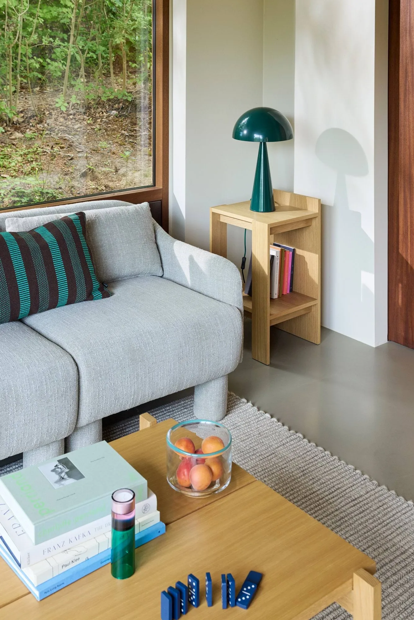 Mush bordslampa, Dark green, tall 50 cm Hübsch Interior