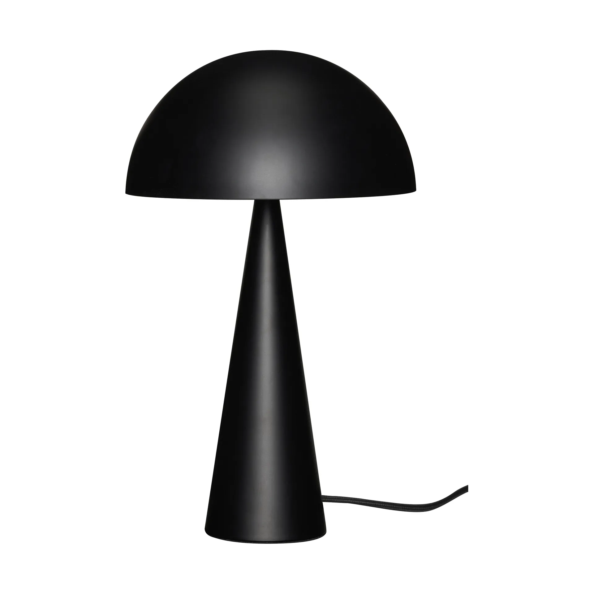 Mush bordslampa, Matt black, tall 50 cm Hübsch Interior