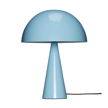 Hübsch Mush bordslampa mini Light blue