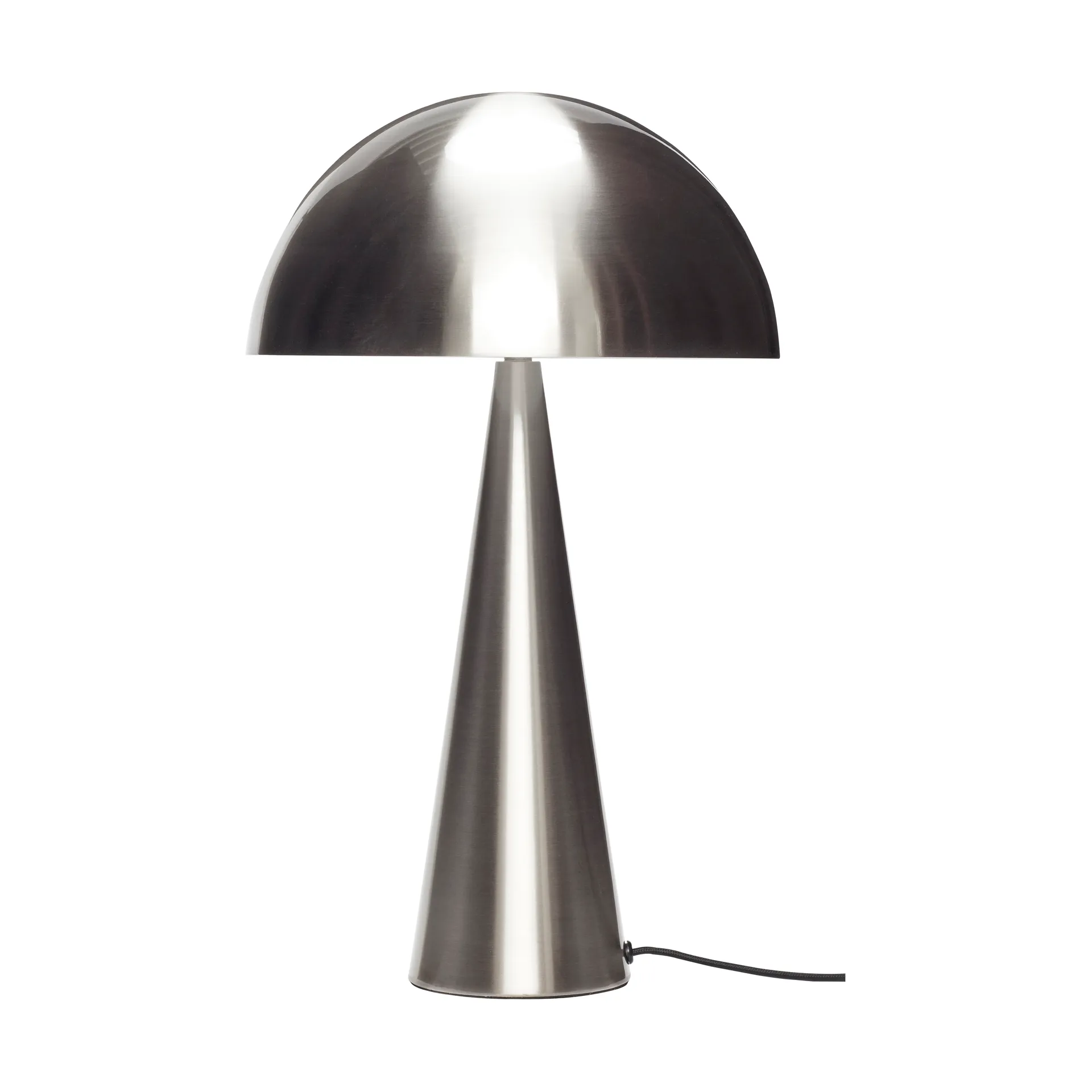 Mush bordslampa, Nickel, tall 50 cm Hübsch Interior