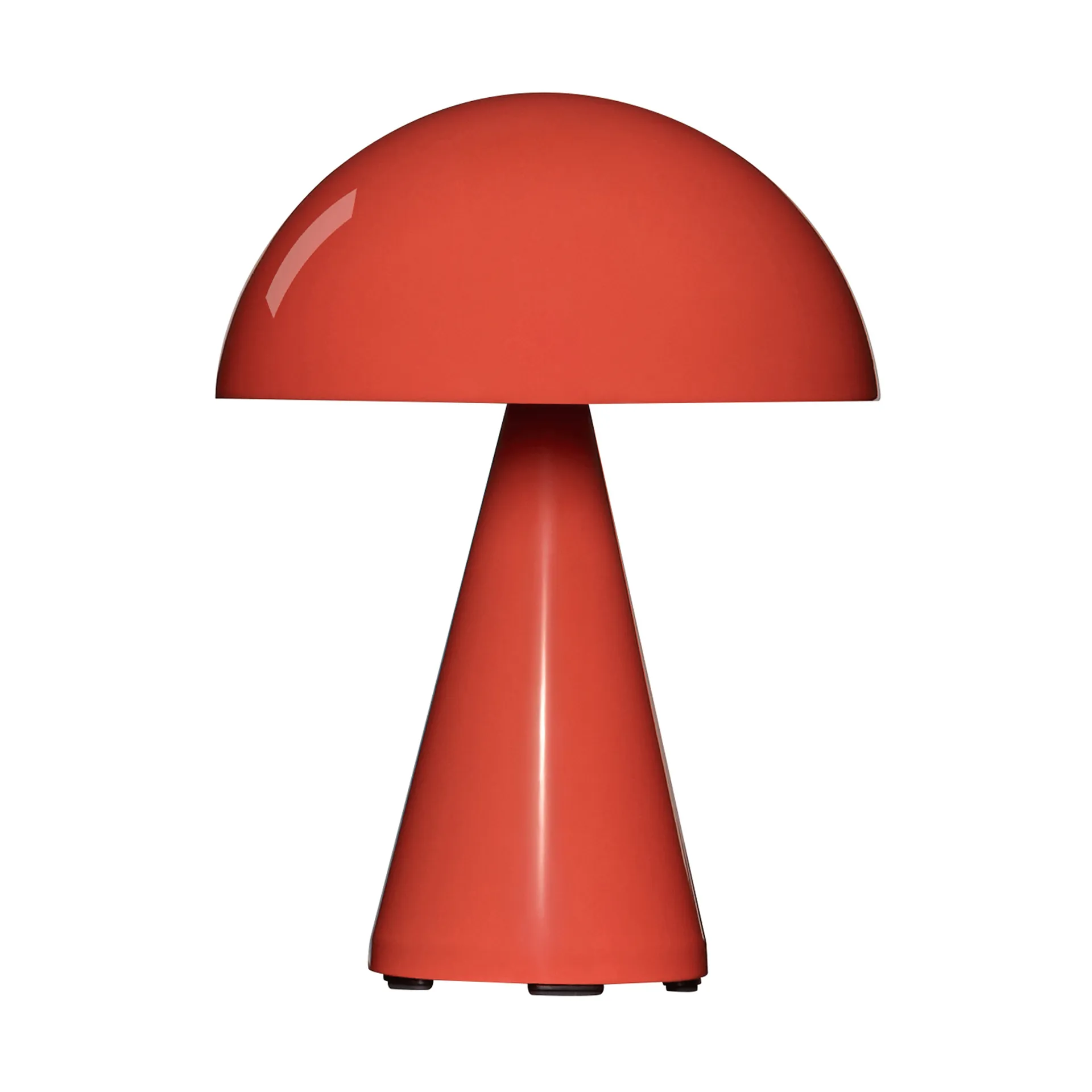 Mush portabel bordslampa, Bright red, 20 cm Hübsch Interior