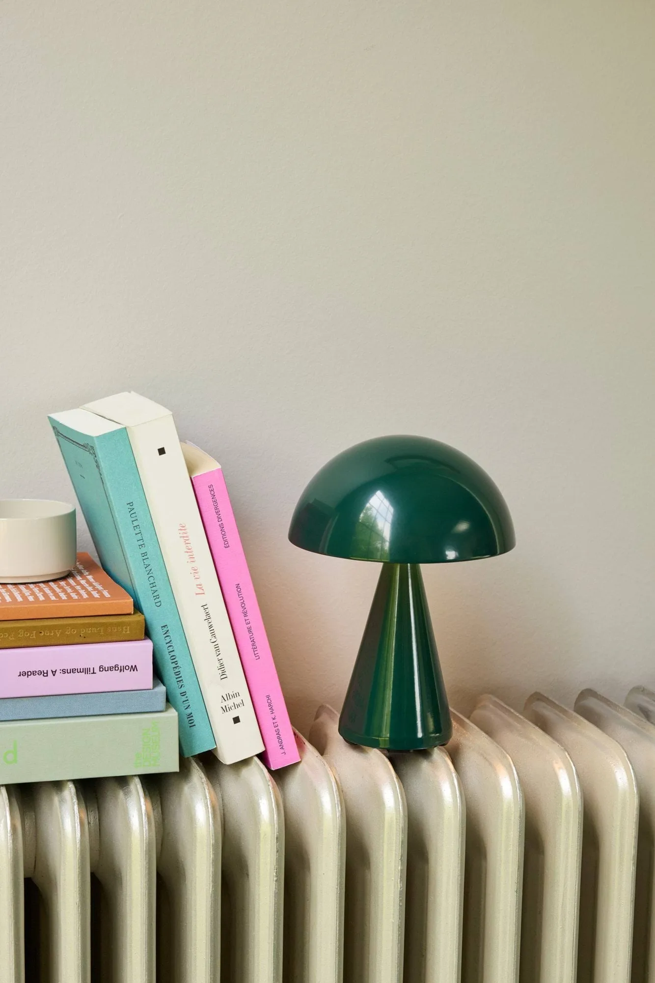 Mush portabel bordslampa, Dark green, 20 cm Hübsch Interior
