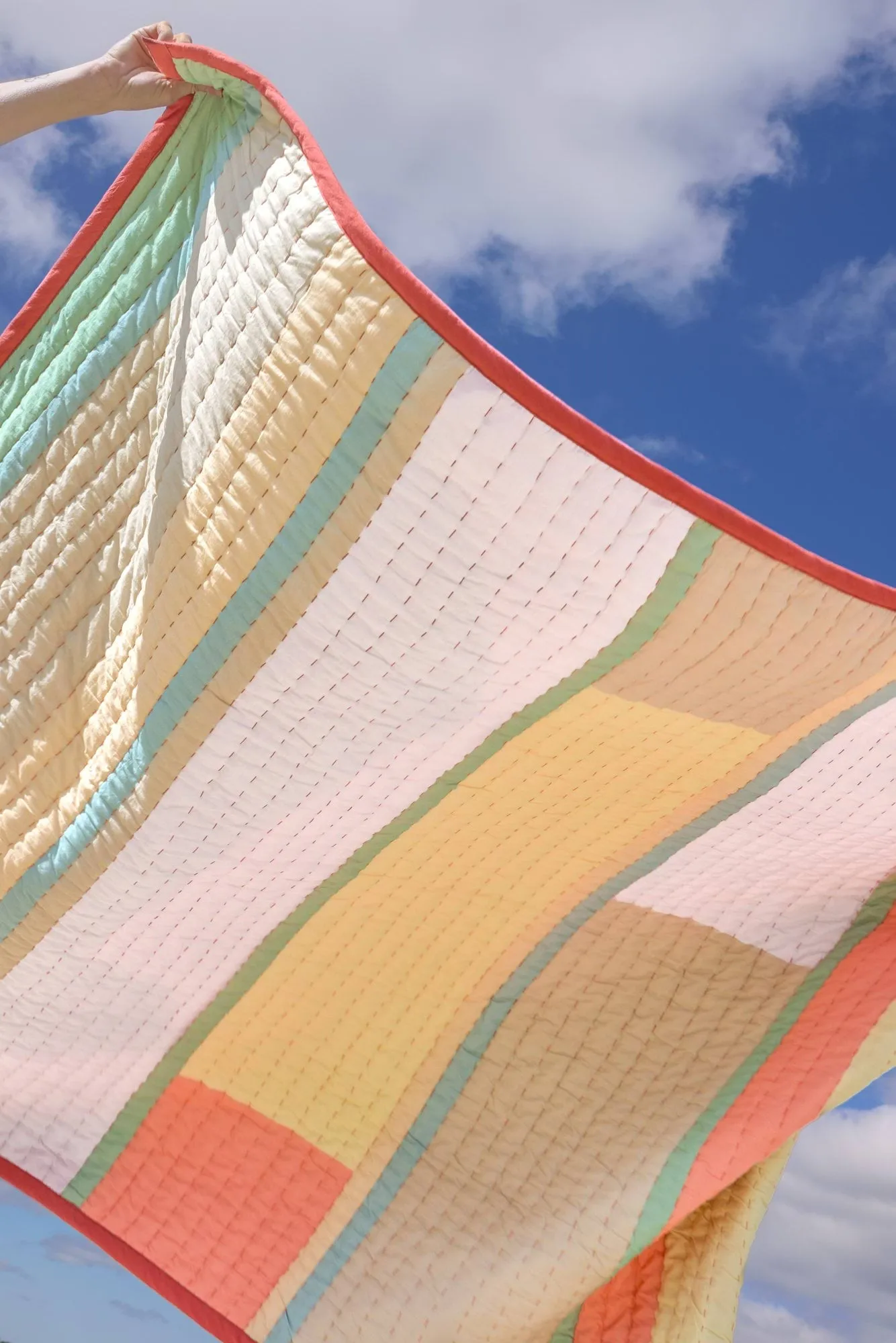 Pavilion pläd, Coral-multicolour, 140x200 cm Hübsch Interior