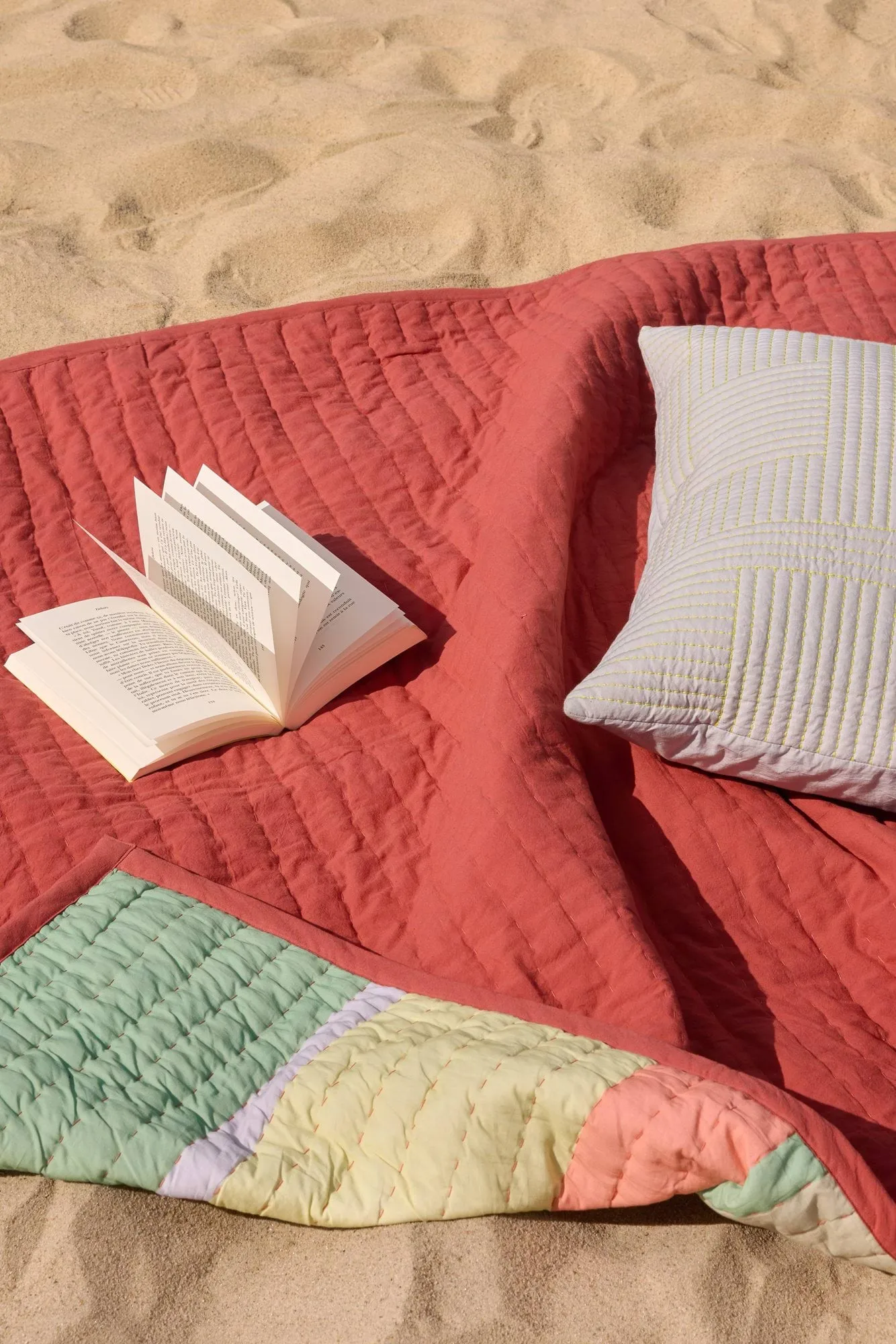 Pavilion pläd, Coral-multicolour, 140x200 cm Hübsch Interior