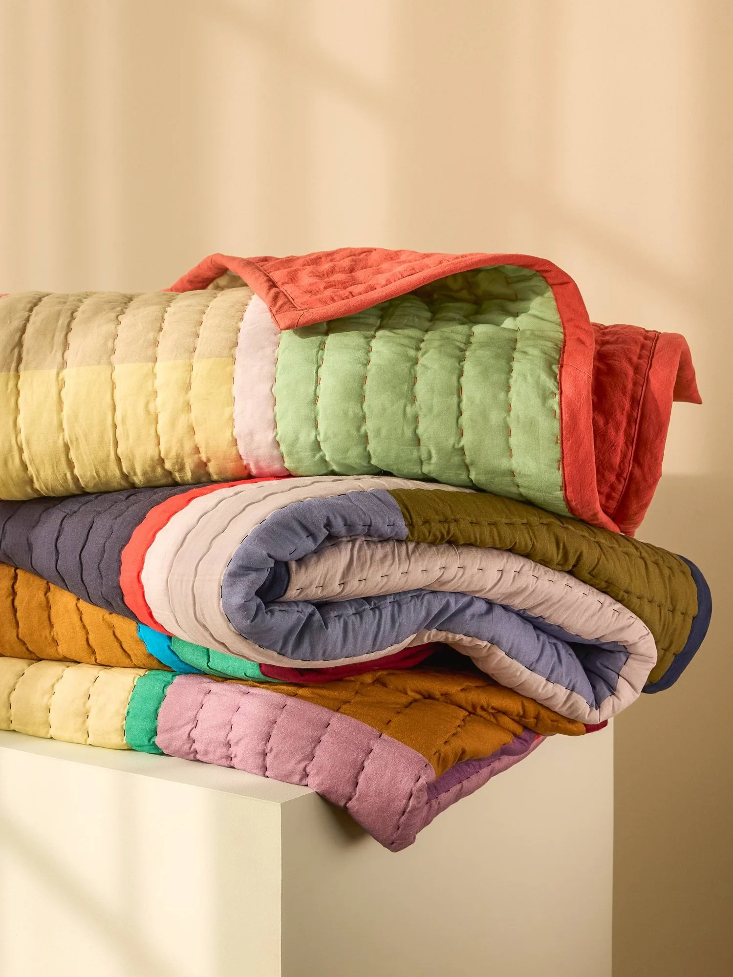 Pavilion pläd, Coral-multicolour, 140x200 cm Hübsch Interior