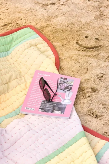 Pavilion pläd - Coral-multicolour, 140x200 cm - Hübsch Interior