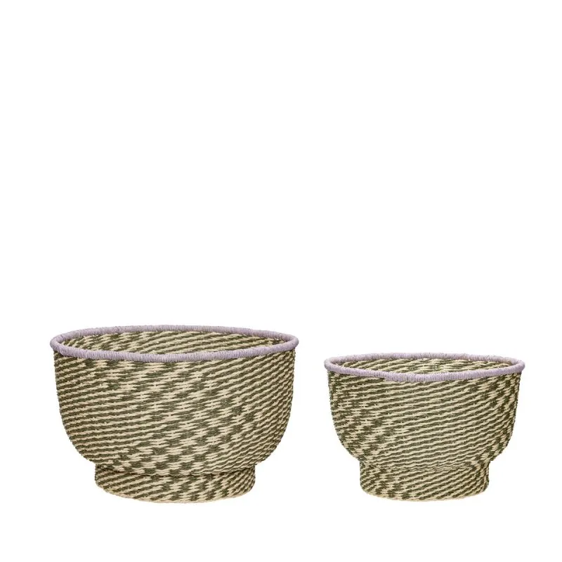 Peppy korgar 2-pack, Natur Hübsch