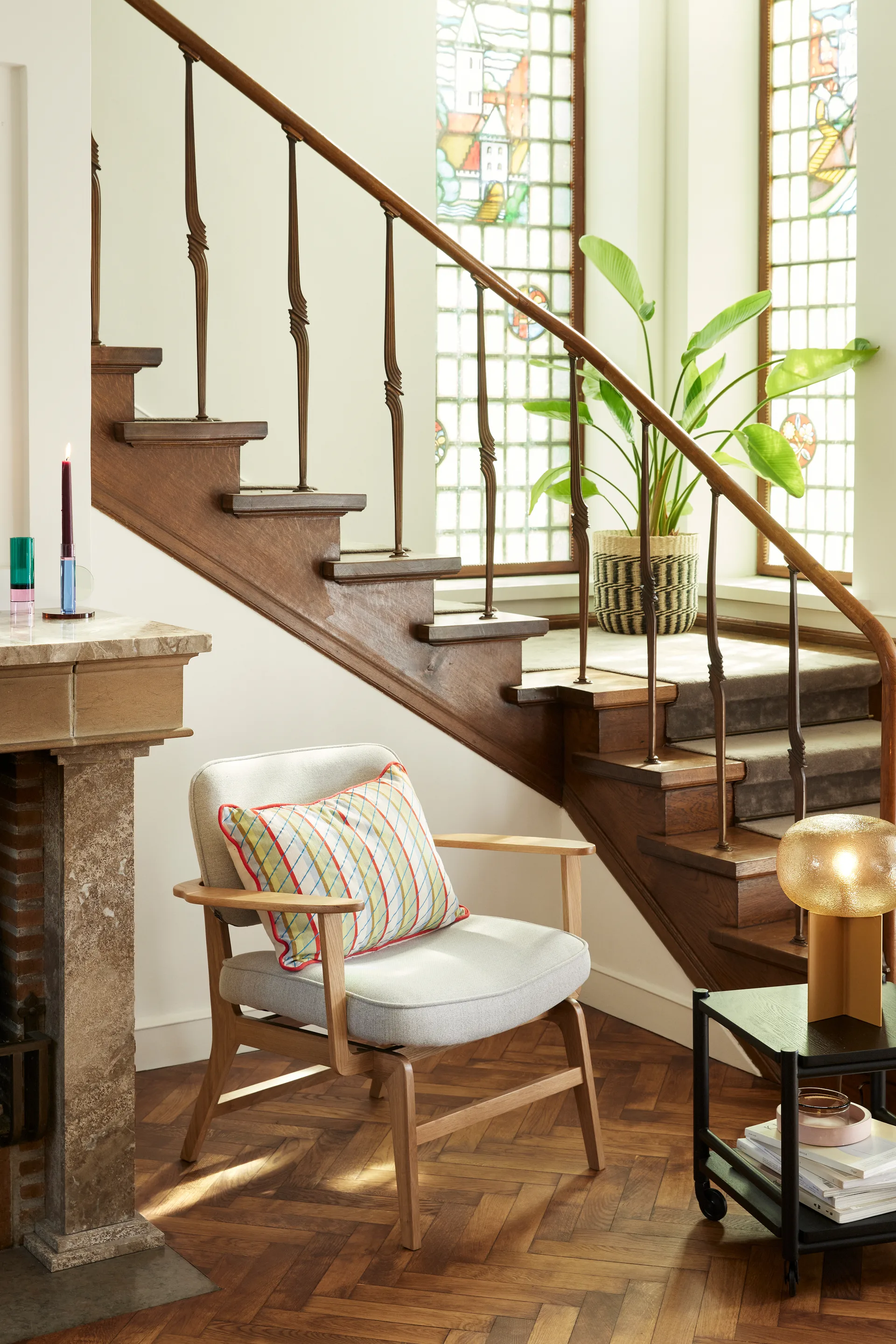 Podium bordslampa, Amber Hübsch Interior