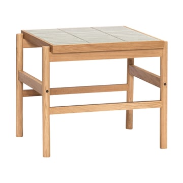 Läs mer om Hübsch Tile sidobord Ek-mint