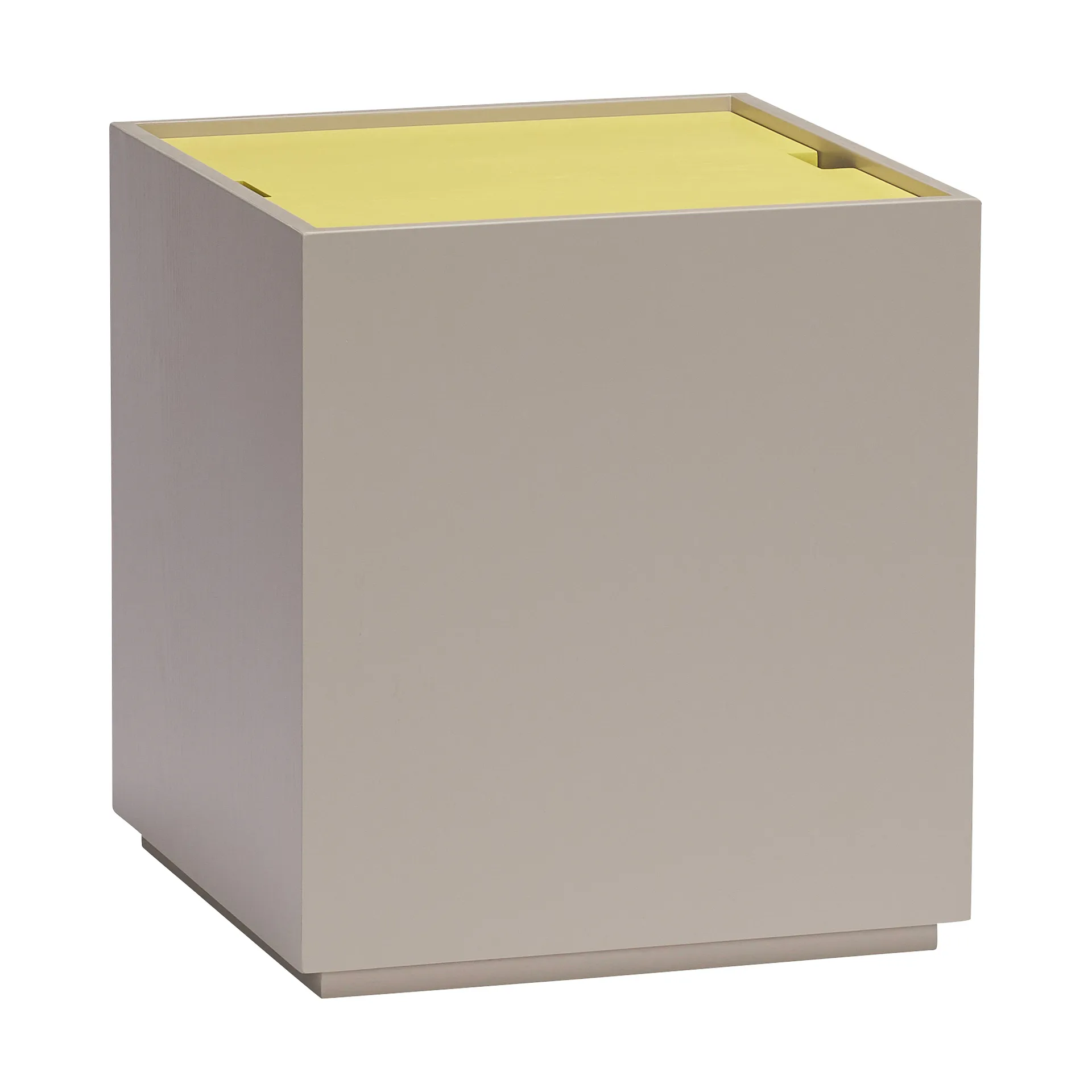 Vault förvaringsbox, Grå-gul Hübsch Interior