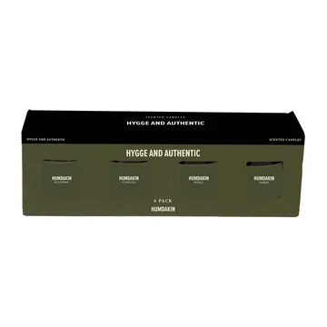 Humdakin Humdakin doftljus 4-pack Hygge and Authentic – Green