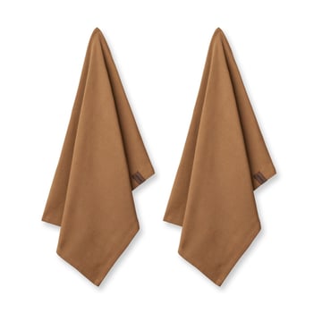 Humdakin Humdakin ekologisk kökshandduk 45×70 cm 2-pack Tabacco