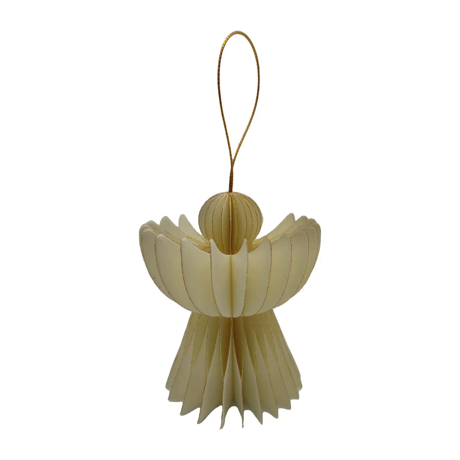 Humdakin julhänge 3-pack, Off white/gold Humdakin