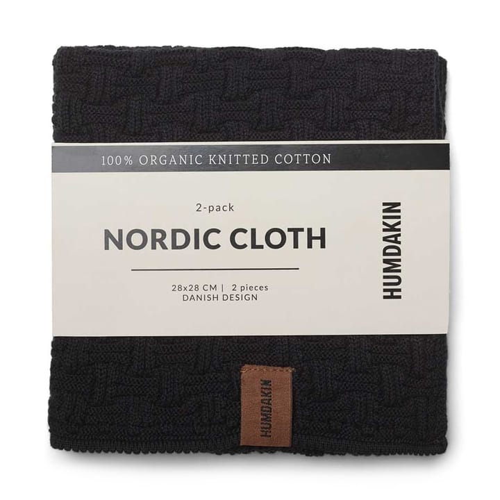 Humdakin Nordic disktrasa 28x28 cm 2-pack, Coal Humdakin