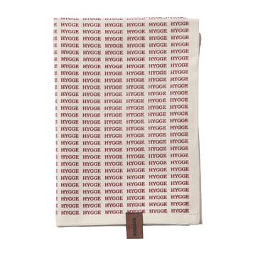 Humdakin Notes of Hygge kökshandduk jul 2-pack - Off white-red - Humdakin