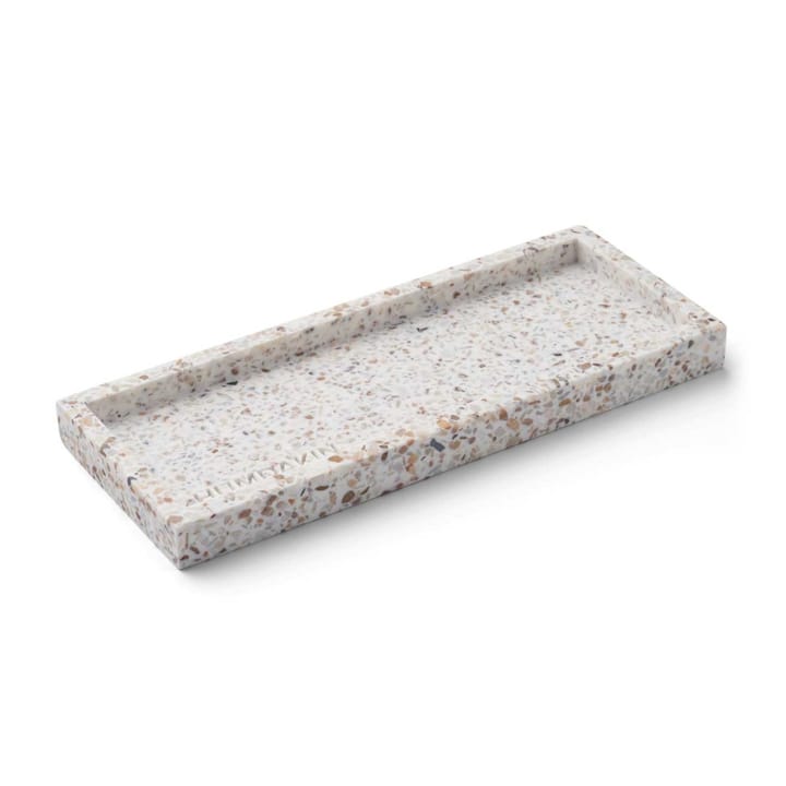 Humdakin Terrazzo bricka 10x25 cm, White-brown Humdakin