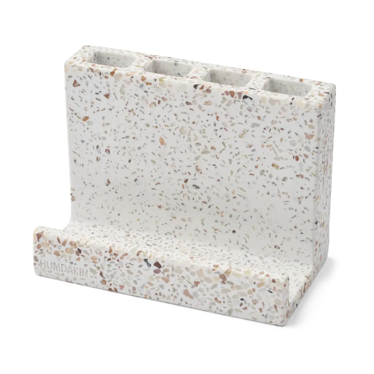 Humdakin Terrazzo tandborsthållare, Red-beige Humdakin