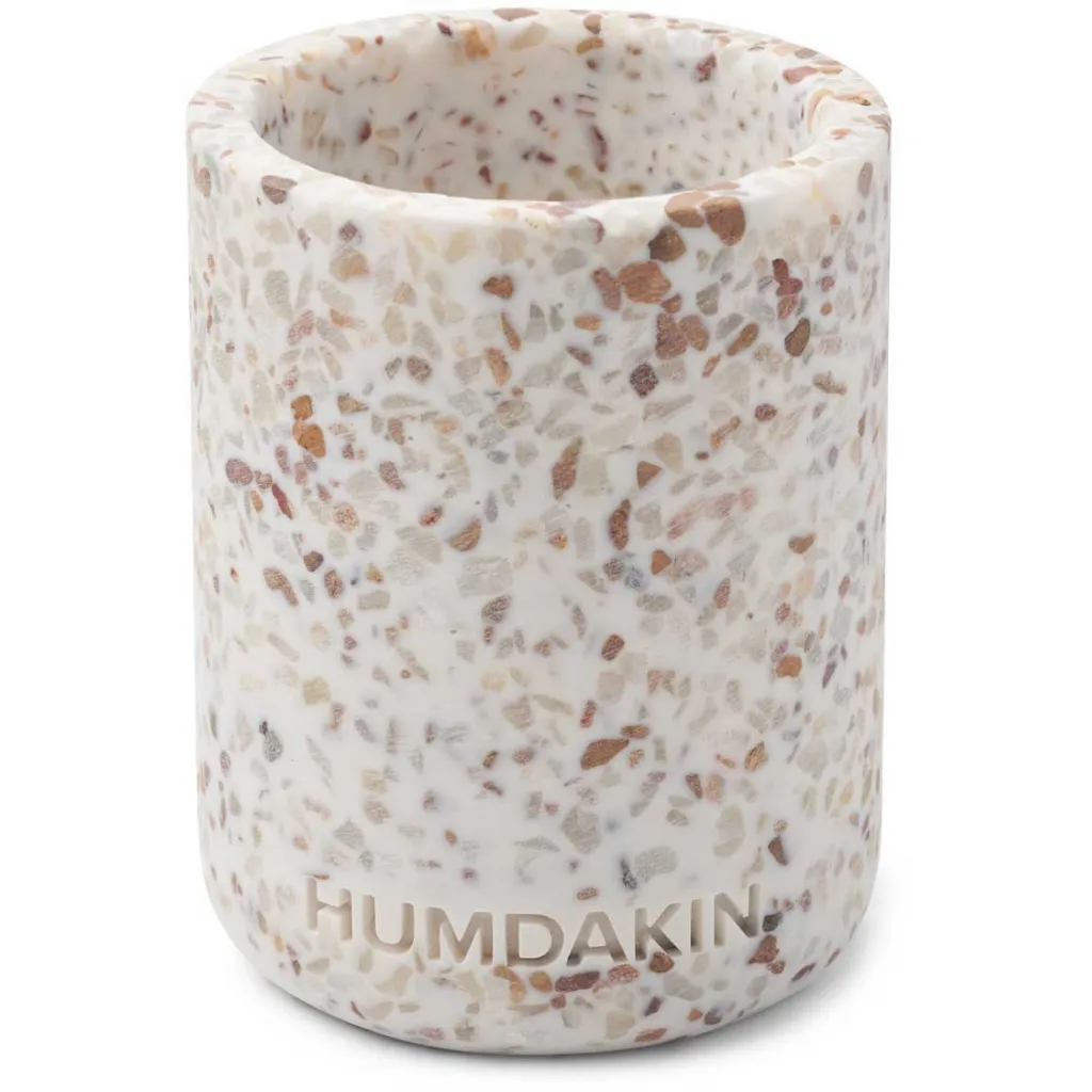 Humdakin Humdakin Terrazzo tandborstmugg 10 cm White-brown