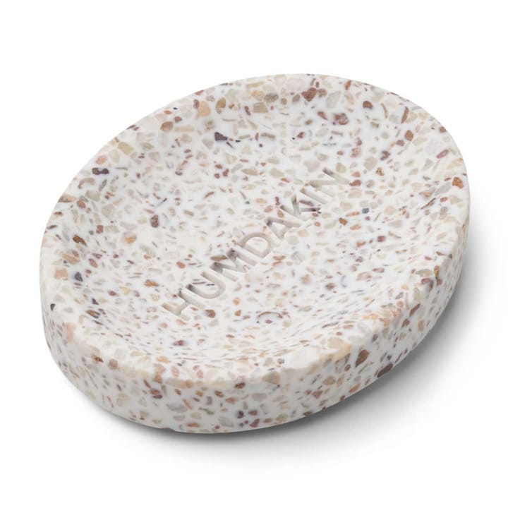 Humdakin Terrazzo tvålfat 10x13 cm, White-brown Humdakin