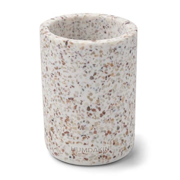 Läs mer om Humdakin Humdakin Terrazzo vas Ø10 cm White-brown