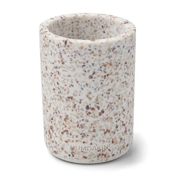 Humdakin Humdakin Terrazzo vas Ø10 cm White-brown