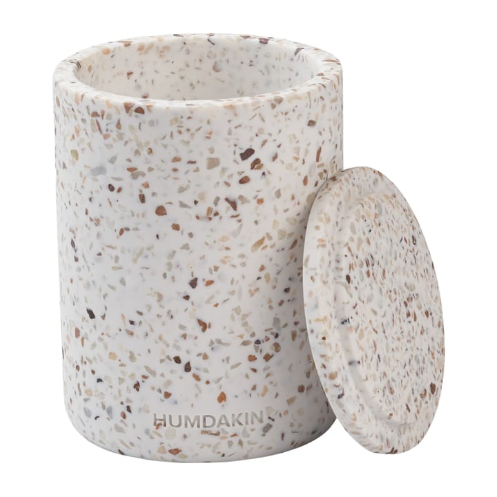 Humdakin Terrazzo vas med lock Ø10 cm - Red/Beige - Humdakin