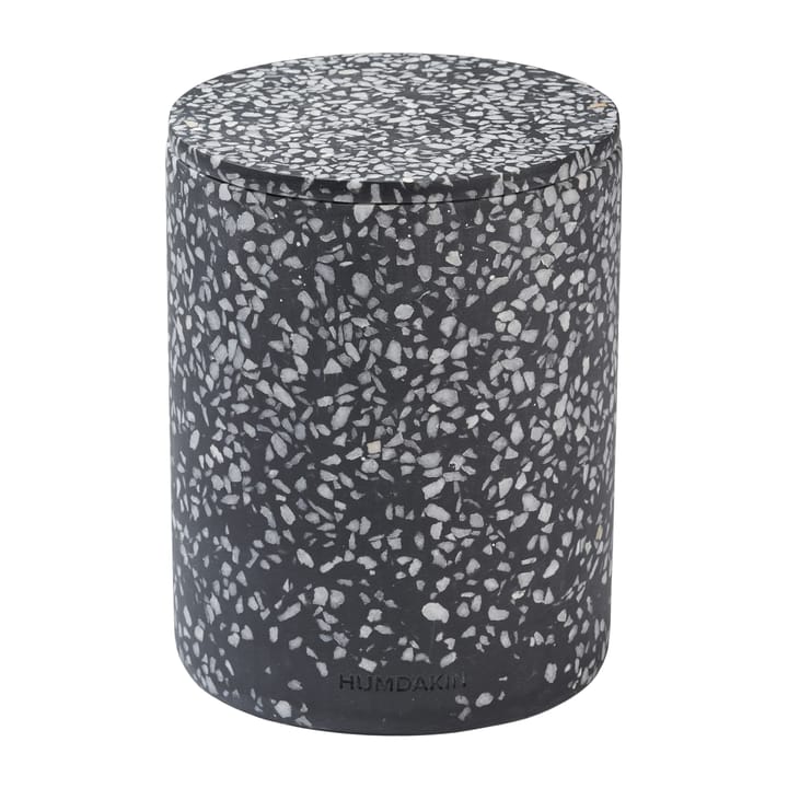 Humdakin Terrazzo vas med lock Ø13 cm, Black Humdakin