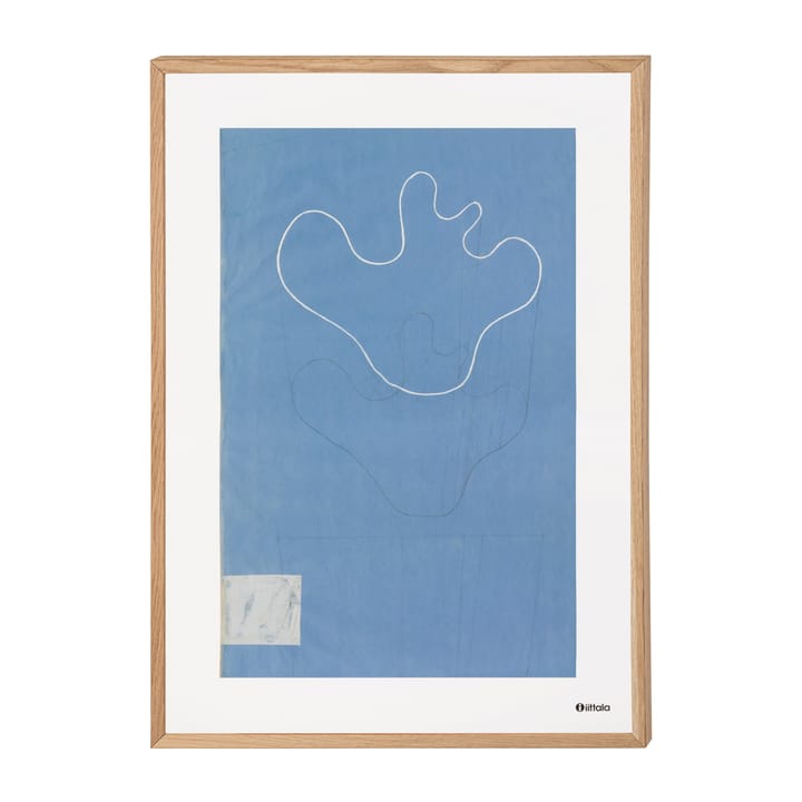 Aalto art Sketch blue poster, 50x70 cm Iittala