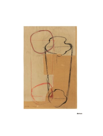 Iittala Aalto art Sketch brown poster 50×70 cm