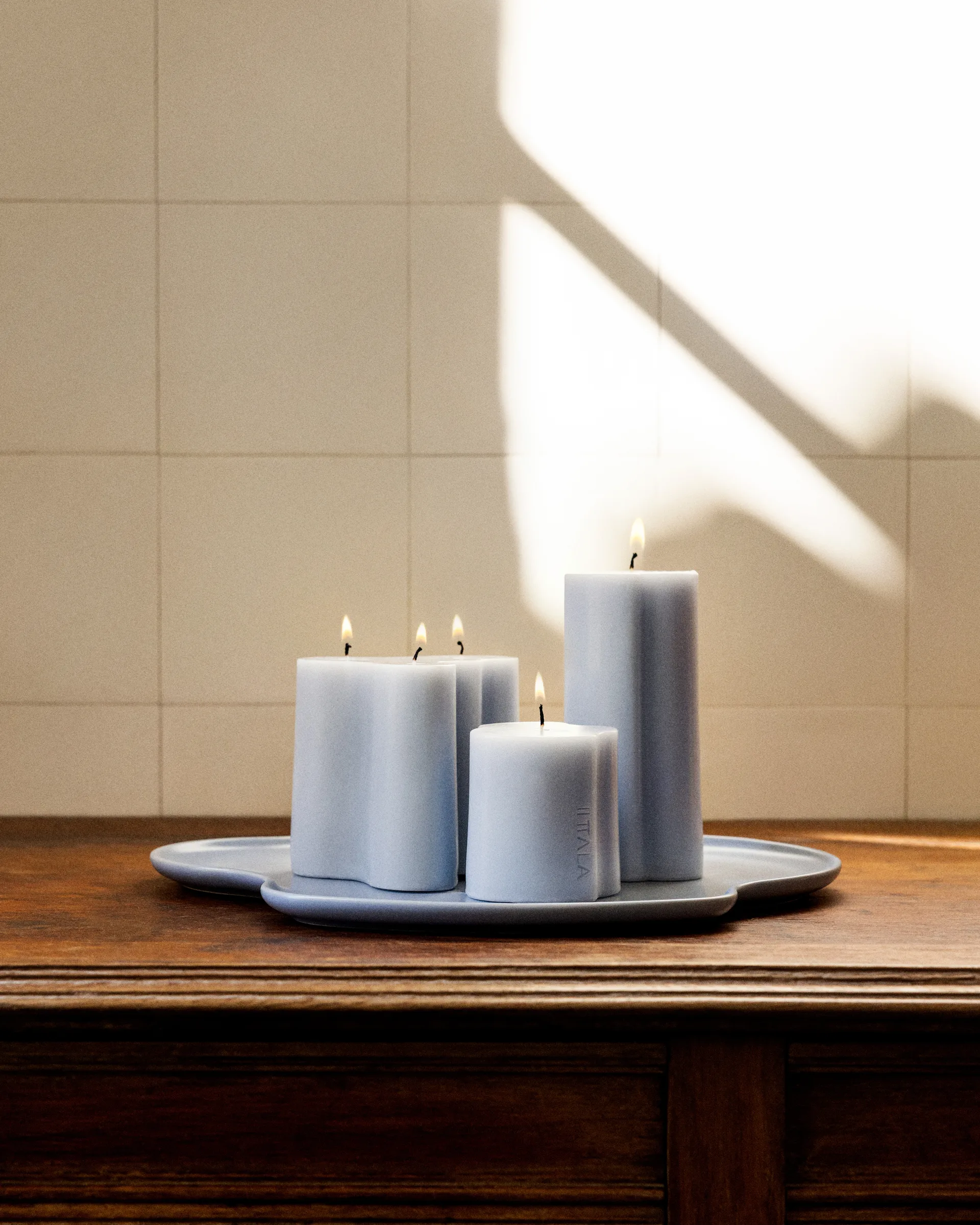 Aalto blockljus, Vatten, 11 cm Iittala