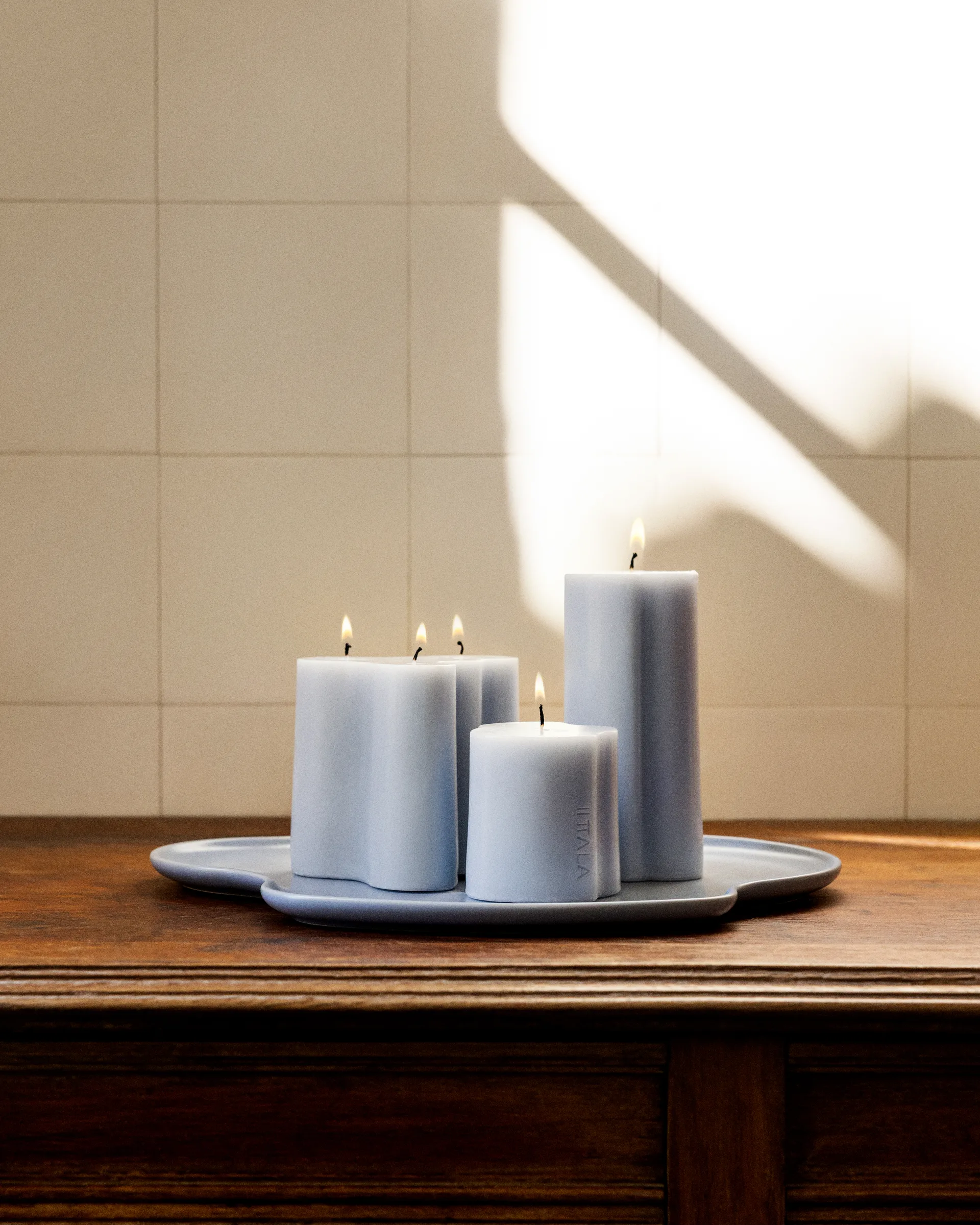 Aalto blockljus, Vatten, 8 cm Iittala