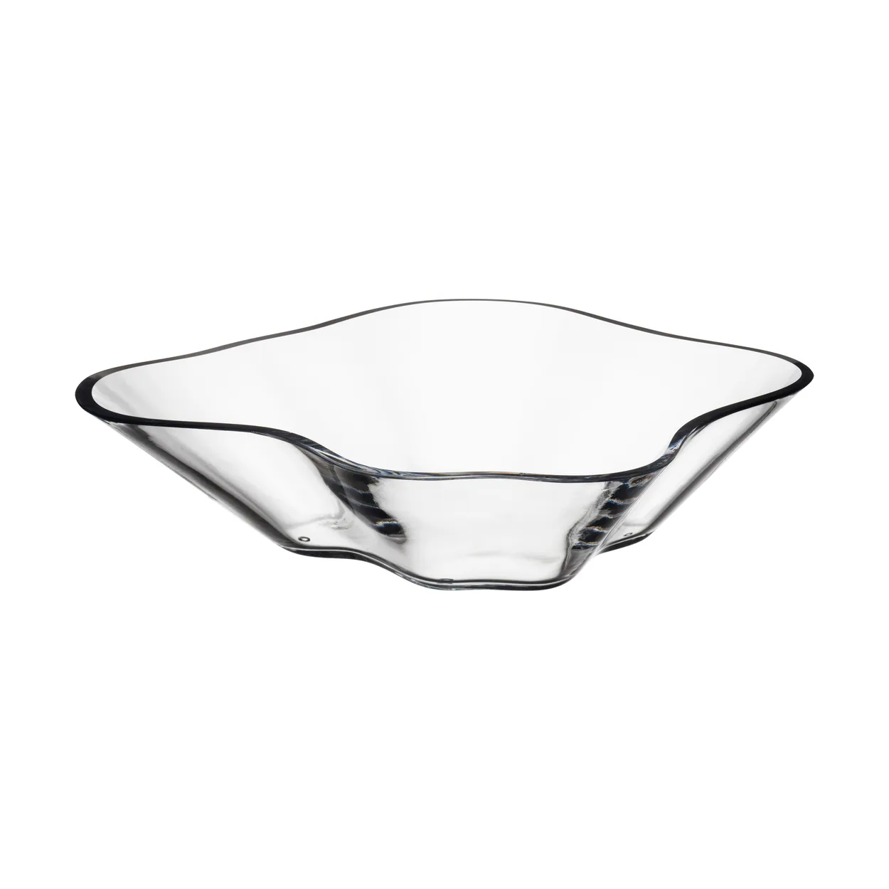 Iittala Aalto blomma skål 279x75 mm Klar