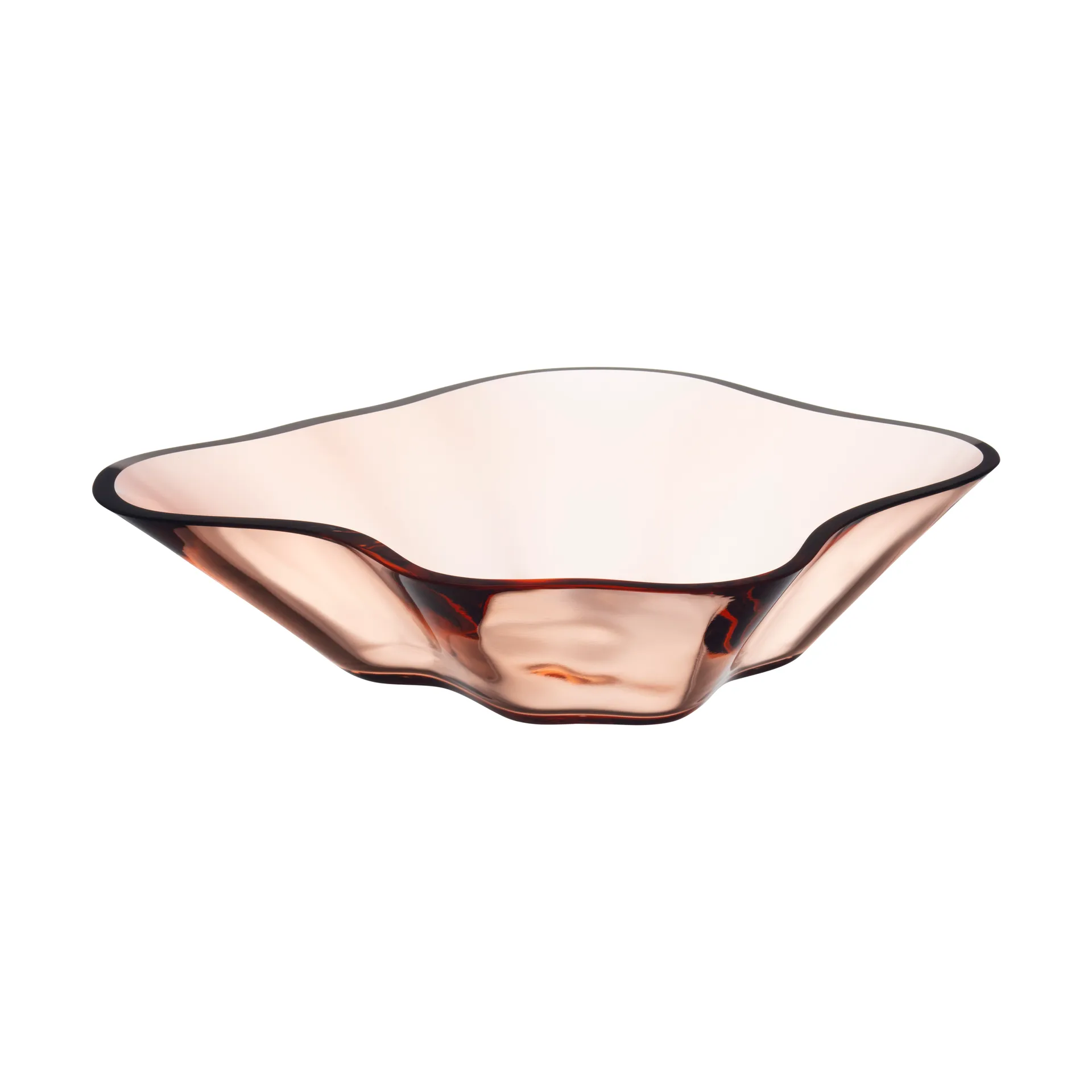 Aalto blomma skål 279x75 mm, Rio brun Iittala