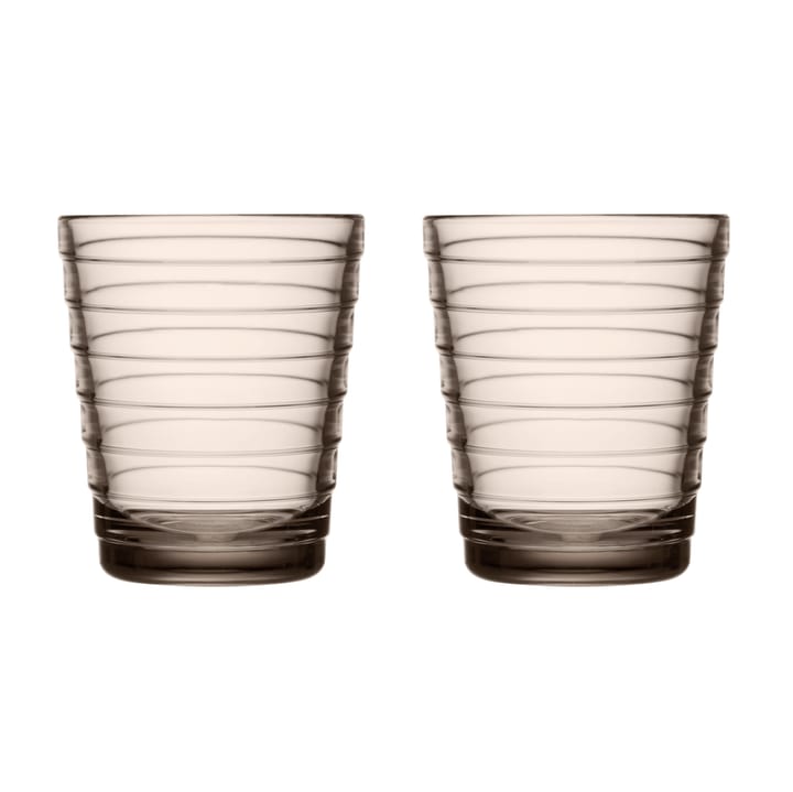 Aino Aalto dricksglas 22 cl 2-pack - Linne - Iittala