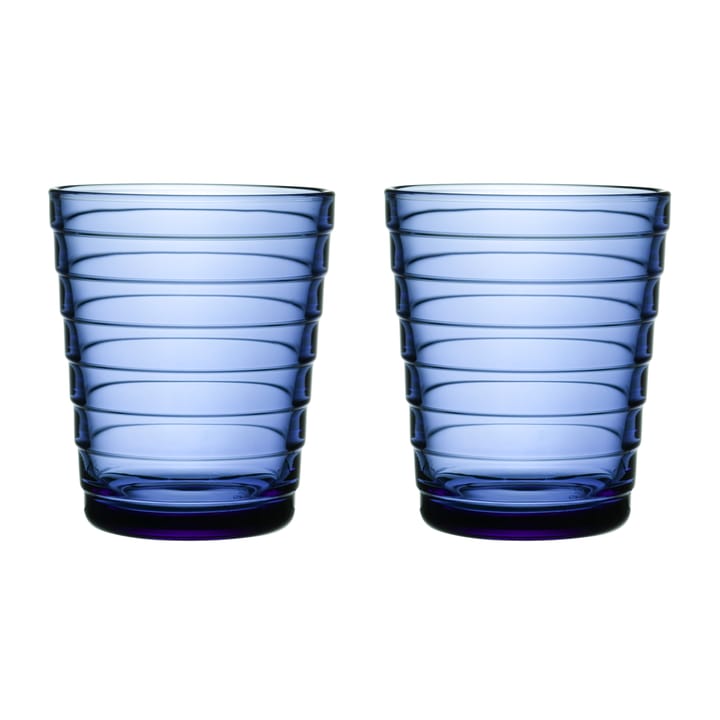 Aino Aalto dricksglas 22 cl 2-pack, Ultramarinblå Iittala