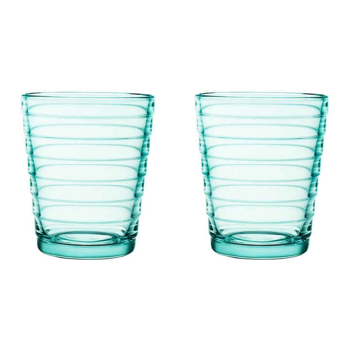 Aino Aalto dricksglas 22 cl 2-pack, vattengrön Iittala