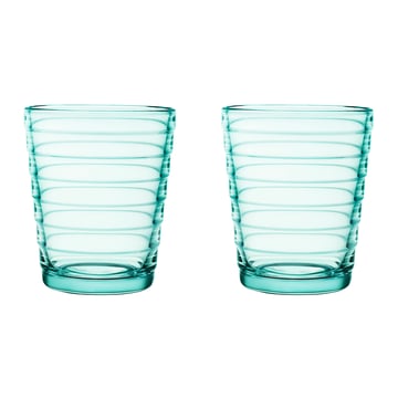 Iittala Aino Aalto dricksglas 22 cl 2-pack vattengrön