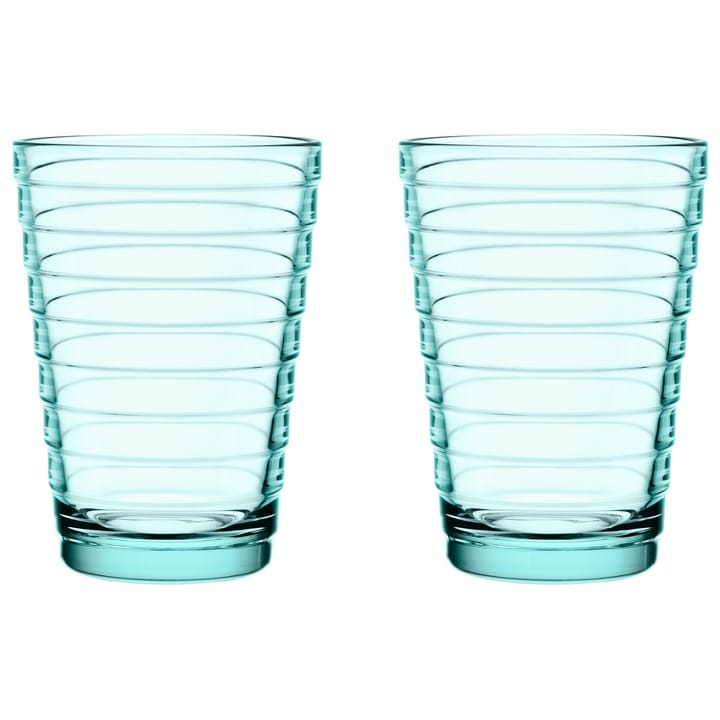 Aino Aalto dricksglas 33 cl 2-pack, vattengrön Iittala