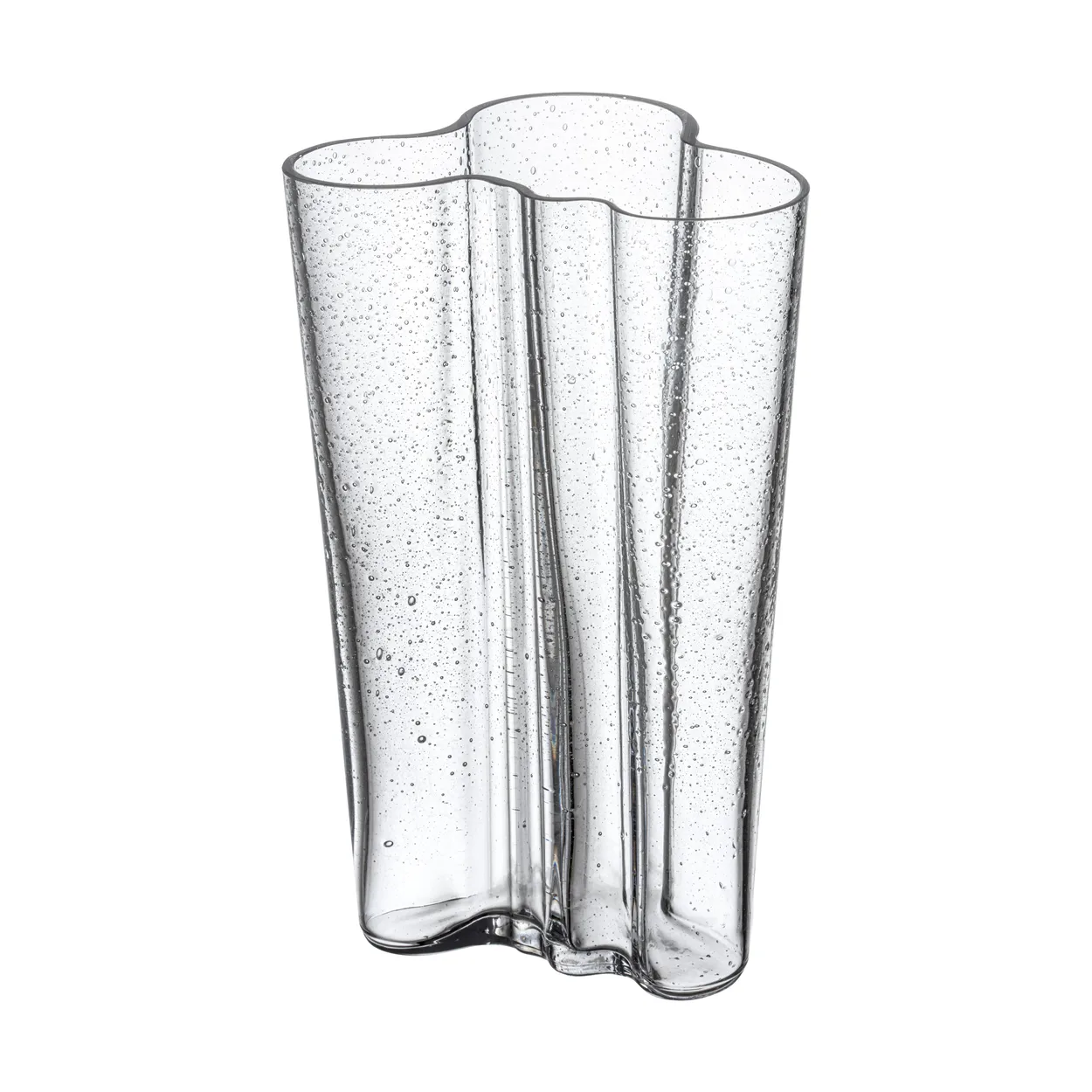 Iittala Alvar Aalto vas 200 mm Bubbelglas klar, jubileumsutg&aring;va