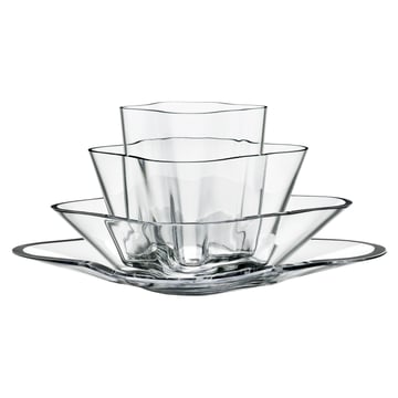 Läs mer om Iittala Alvar Aalto vas blomma 4 delar Klar