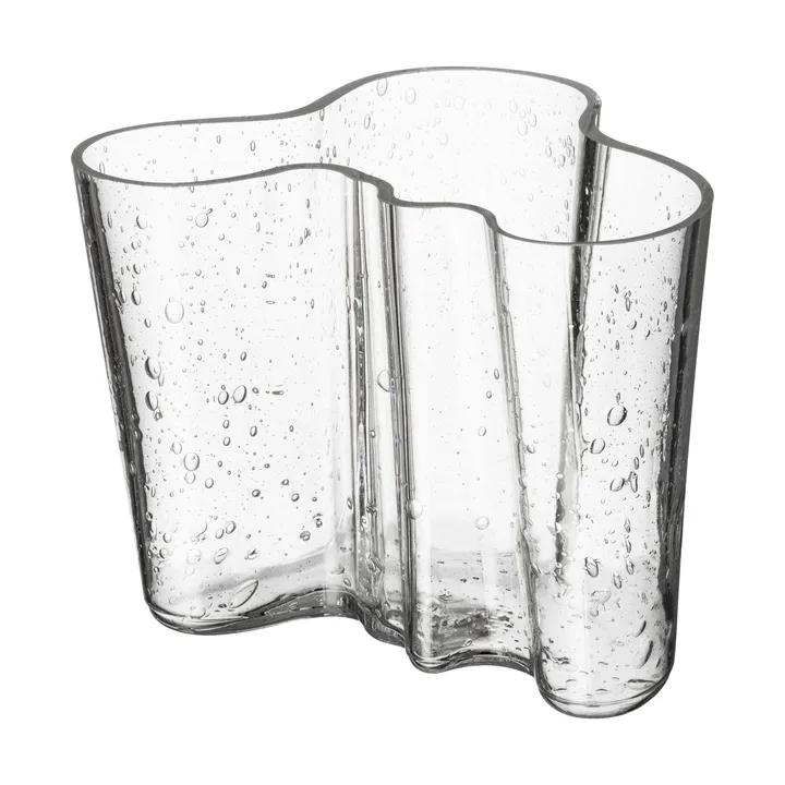 Alvar Aalto vas jubileumsutgåva 160 mm - Bubbelglas klar - Iittala