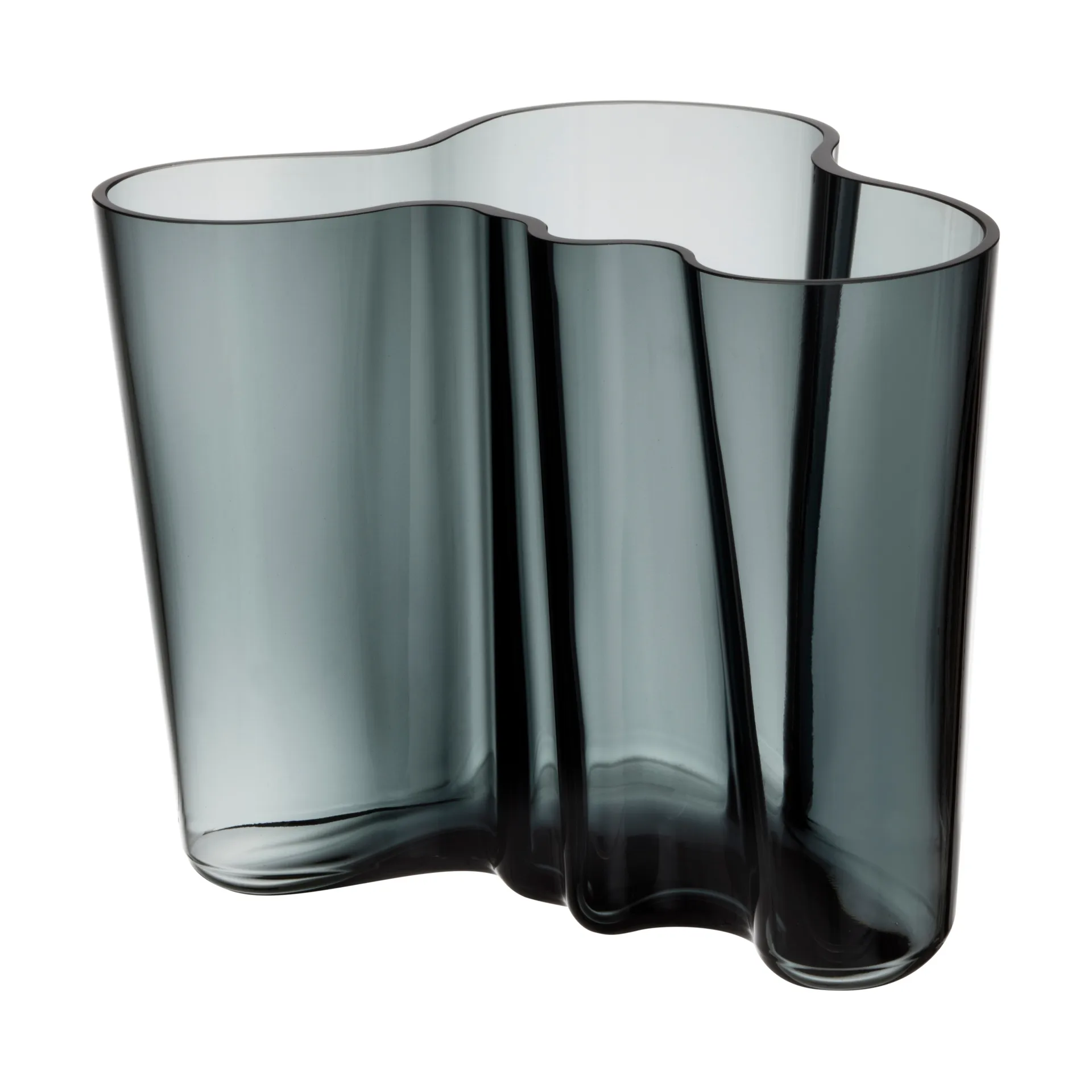 Alvar Aalto vas mörkgrå, 160 mm Iittala