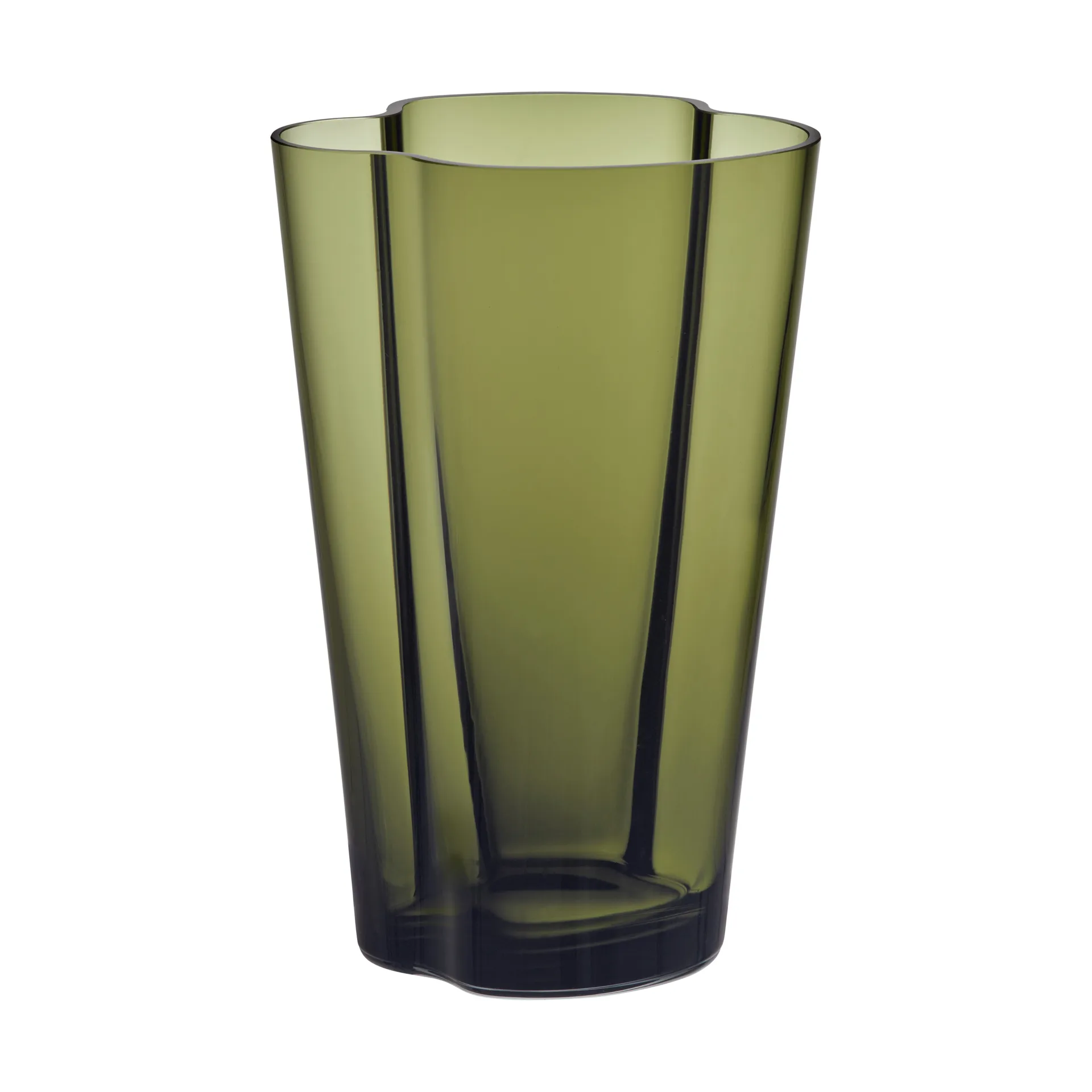 Alvar Aalto vas mossgrön, 220 mm Iittala