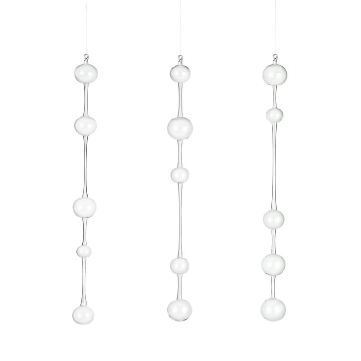 Ateenan Aamu glasdekoration 3-pack, 63 cm Iittala