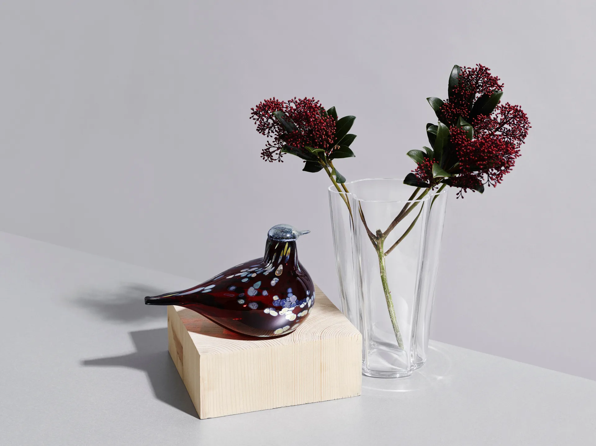 Birds by Toikka, rubinfågel Iittala