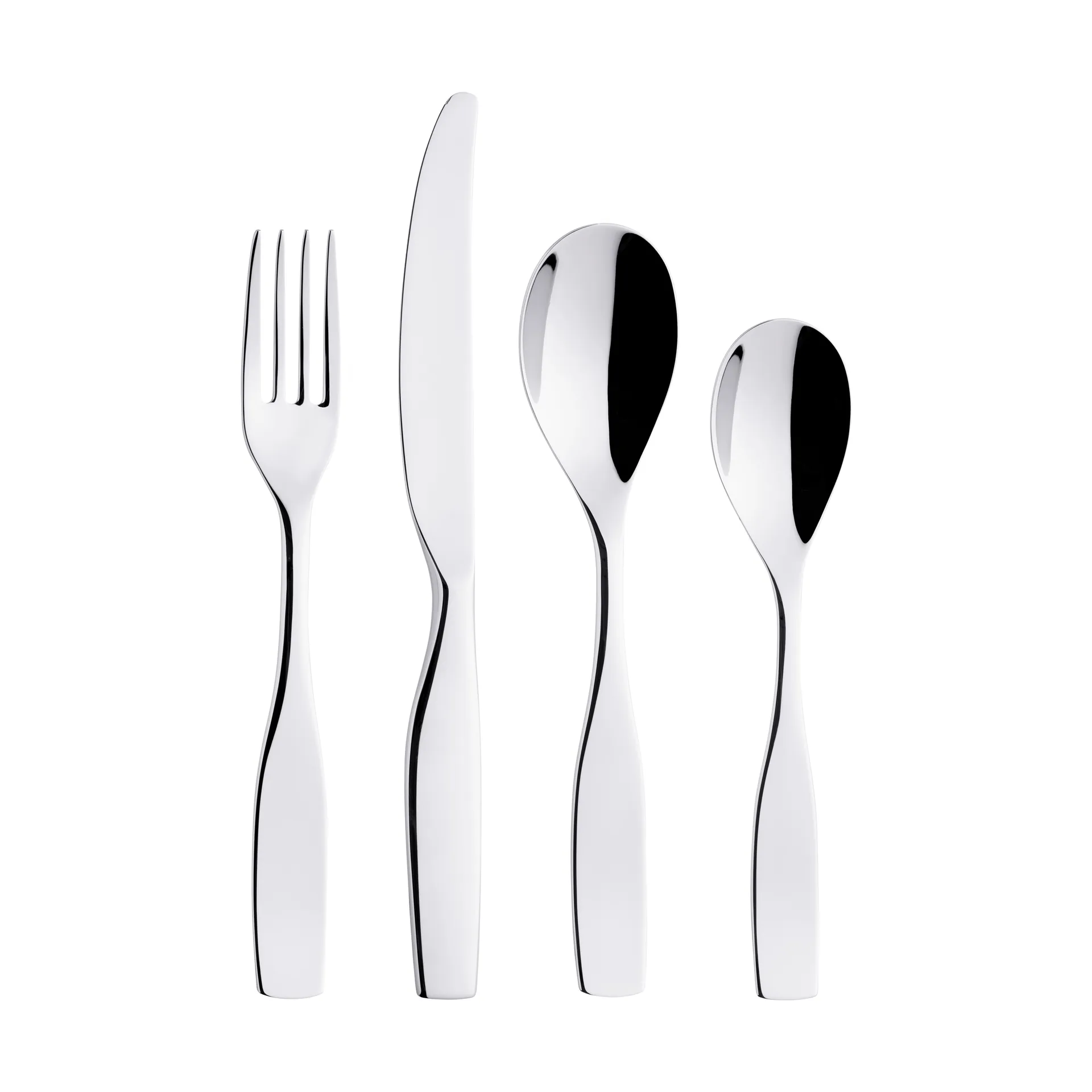 Citterio 98 bestickset 16 delar presentförpackning, Blank rostfritt stål Iittala