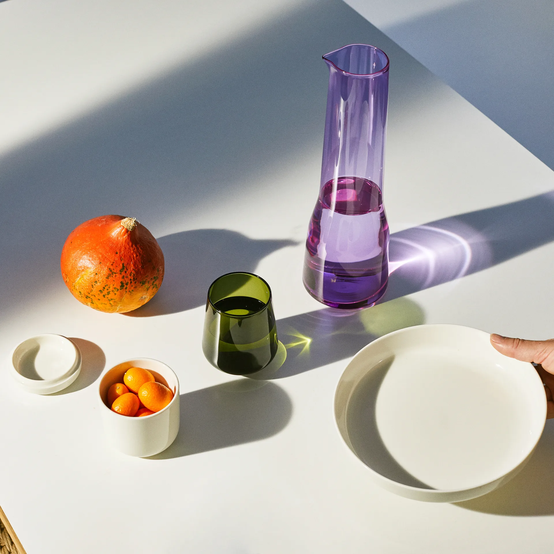 Essence burk med lock 26 cl, Vit Iittala