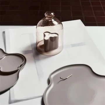 Iittala glasdome 160x220 mm - Sand, bubbelglas - Iittala