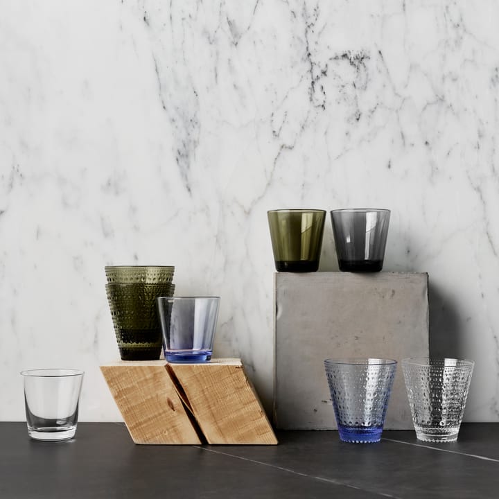 Kartio dricksglas 21 cl 2-pack, Mörkgrå Iittala