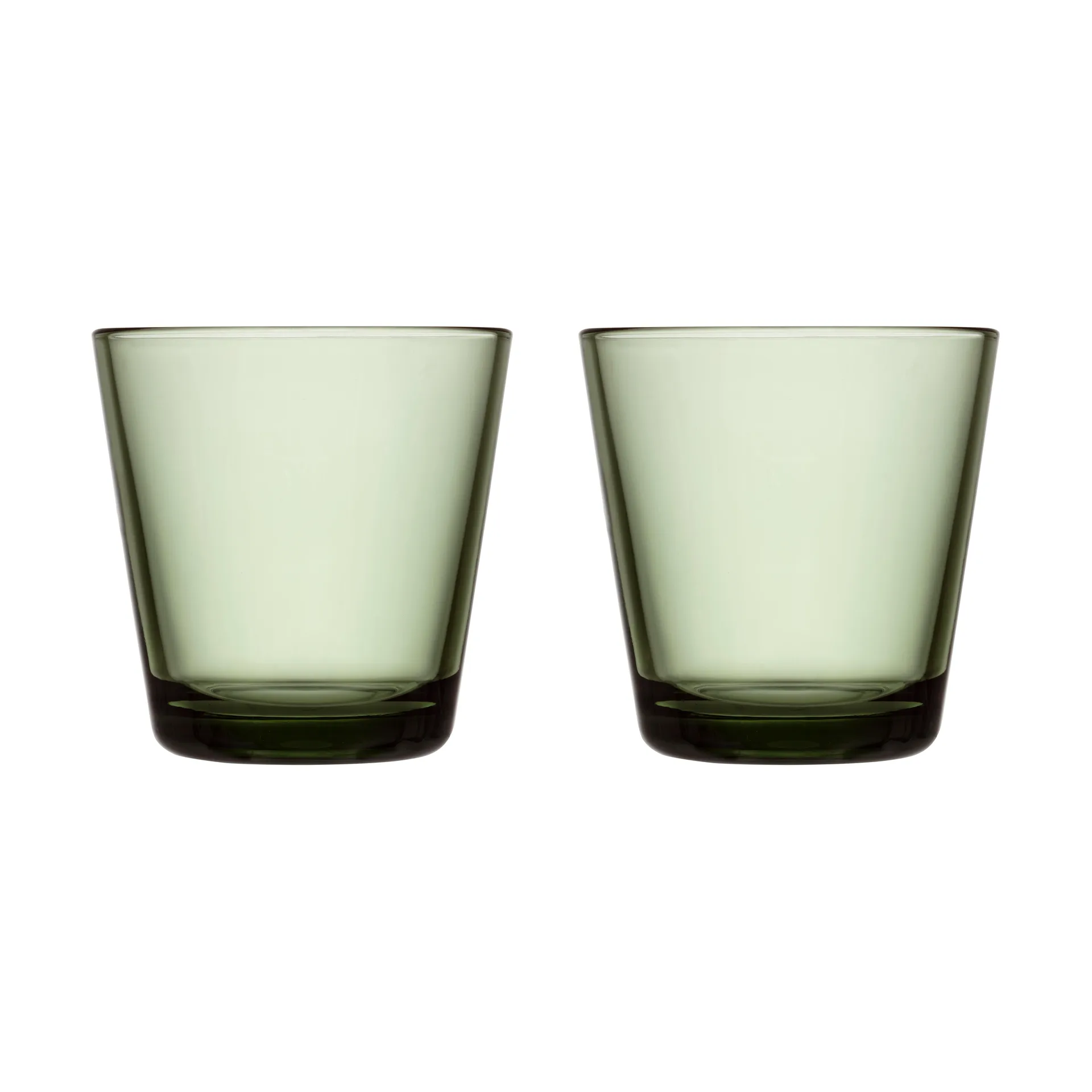 Kartio dricksglas 21 cl 2-pack, Tallgrön Iittala